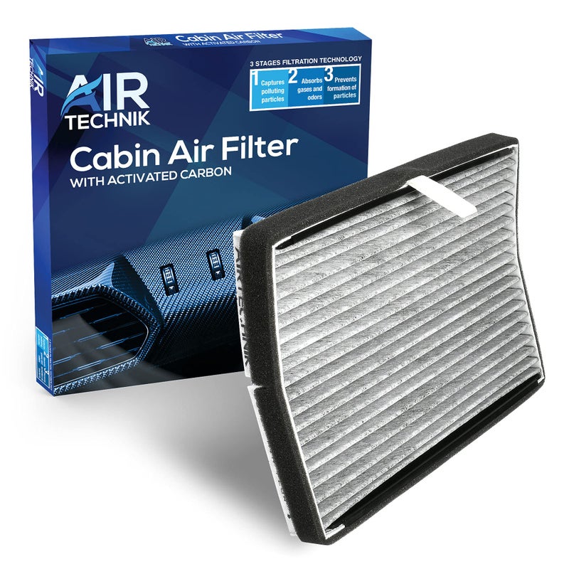 AirTechnik CF8392A Cabin Air Filter w/Activated Carbon | Fits Buick Allure, Century, LaCrosse, Regal, Chevy Impala, Monte Carlo, Oldsmobile Intrigue, Pontic Grand Prix - 15284938 - Image 1